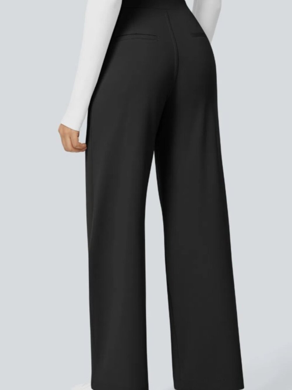 Halara Work Pants - High Waist, Straight Leg - Picture 6 of 7